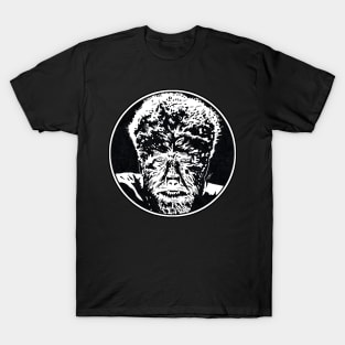 THE WOLFMAN (Circle Black and White) T-Shirt